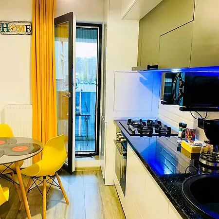 Blue Plaza Studio Apartment Bucharest